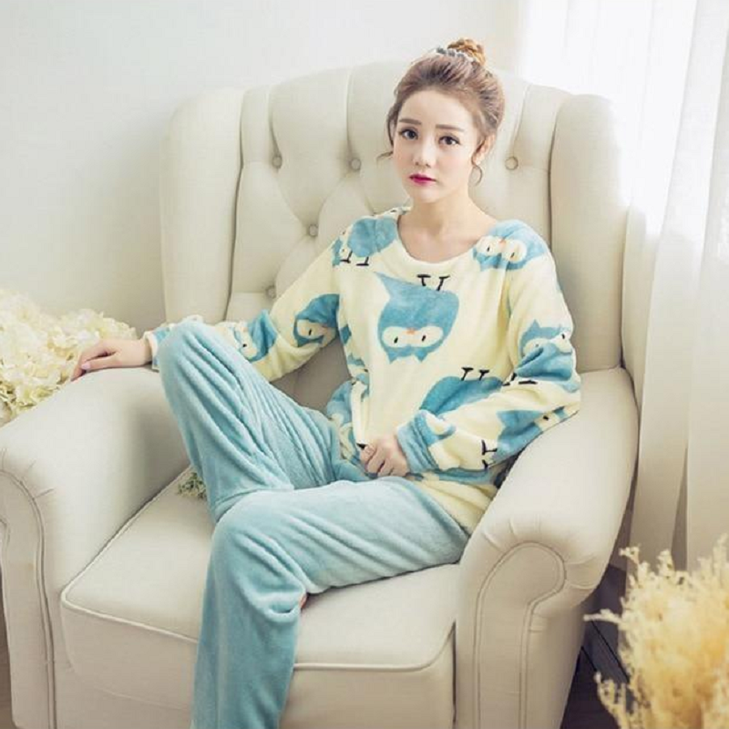 1 Sets of Hod Health & Home Fuzzy Flannel Pajama Sets