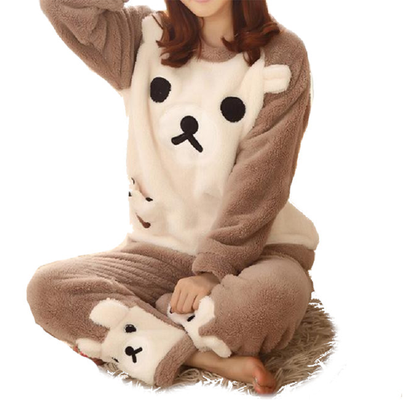 1 Sets of Hod Health & Home Fuzzy Flannel Pajama Sets