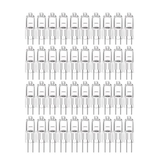 G4 Halogen Bulbs 20-Pack 10W 12V Warm White