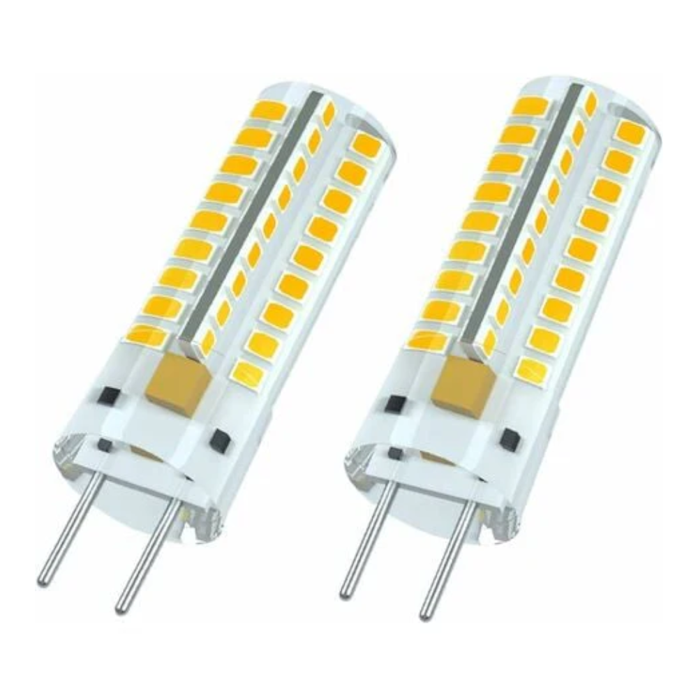G6.35 Led Bulb 12V 7W 50W Equivalent Warm White 3000K 360 Degree Beam Angle For Cabinet Lighting Non Dimmable Pack