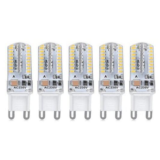 G9 6W Led Lamp 5Pcs Warm White Light