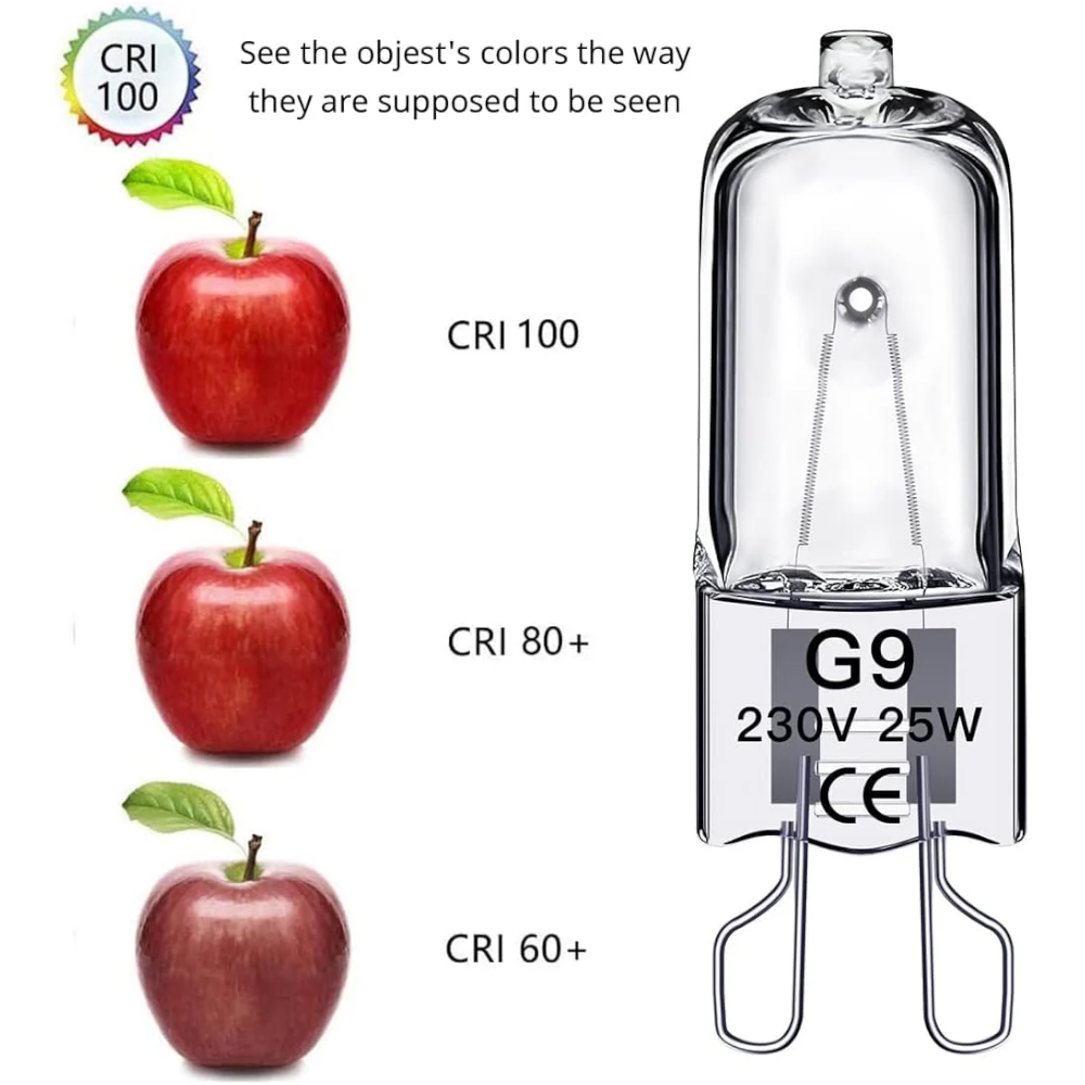 G9 Halogen Bulbs 28W 230V 10-Pack