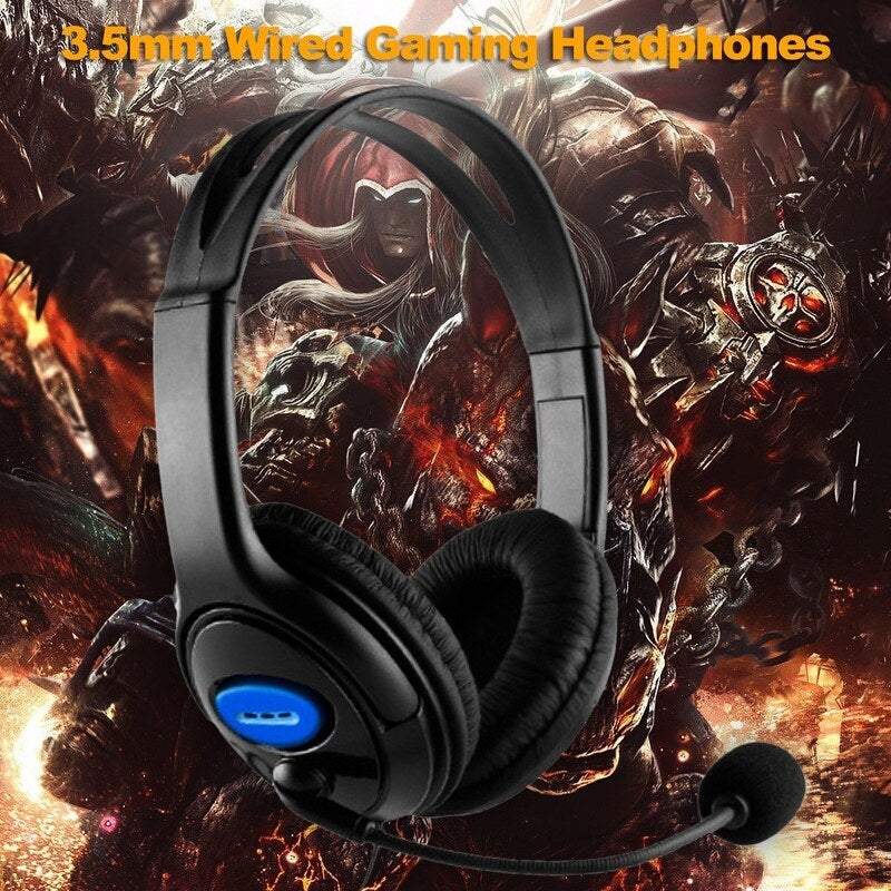 Televisions Game Headphone Wired Gaming Headset Headphones With Microphone For Sony Ps4 Playstation