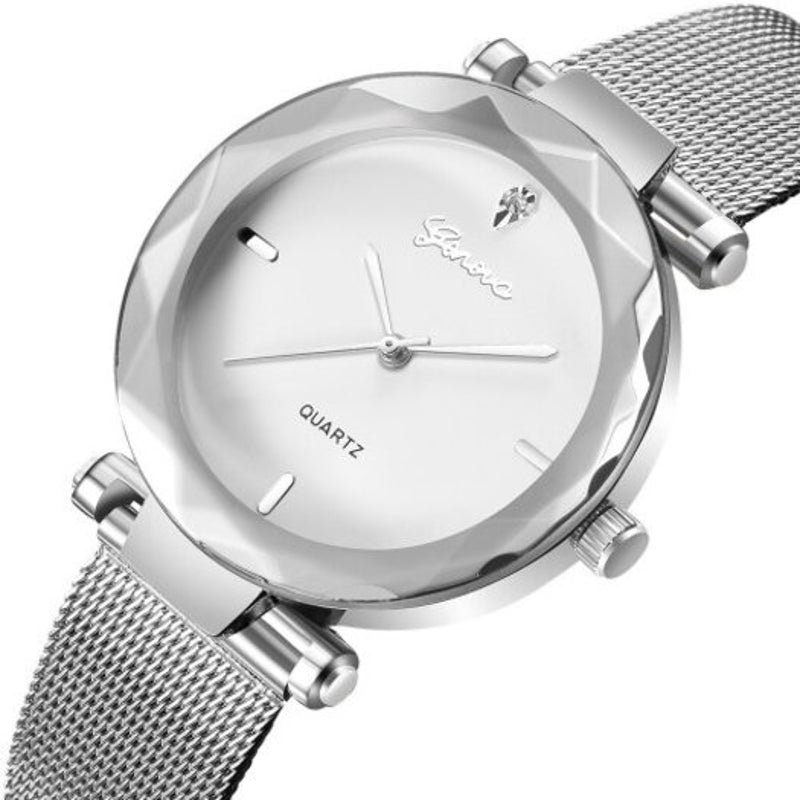 Veile Studios Women Simple And Fashionable Stainless Steel Quartz Watch Multi