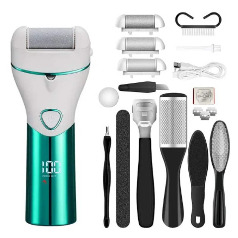 Professional Pedicure Electric Foot File Usb Rechargeable Digital Display 2-Speed Grinding Tool For Heel Callus Remover