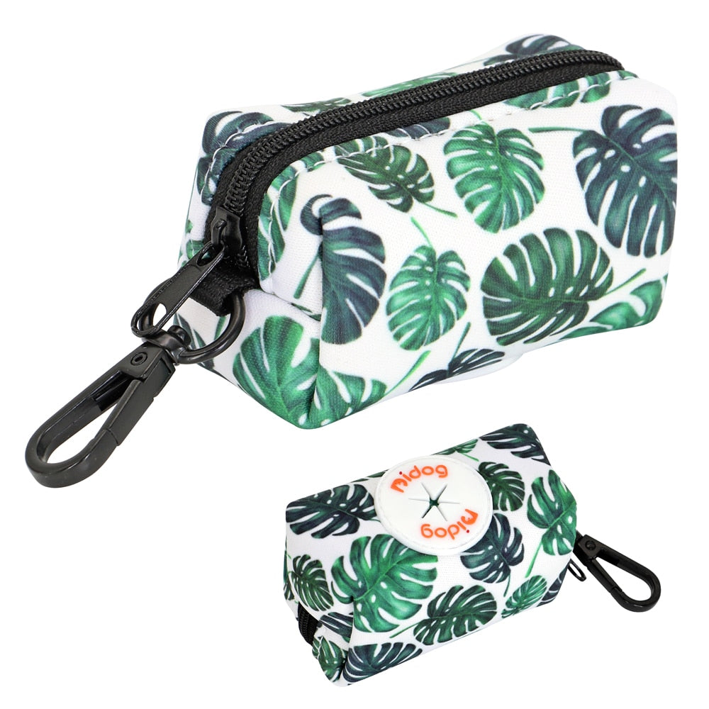 Colourful Printed Dog Poop Bag Holder Waste Bags Dispenser