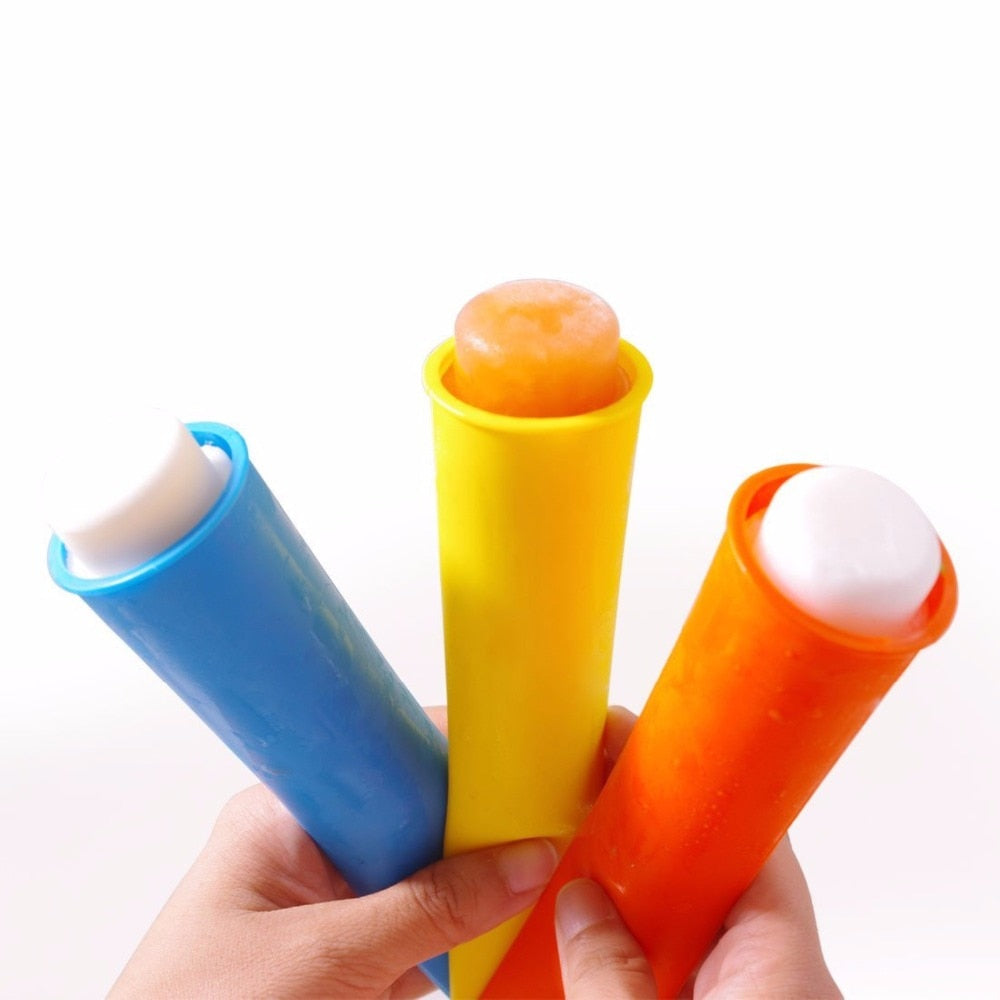 5 Piece Lot Summer Popsicle Maker Lolly Mould Kitchen Diy Frozen Ice Cream Mold