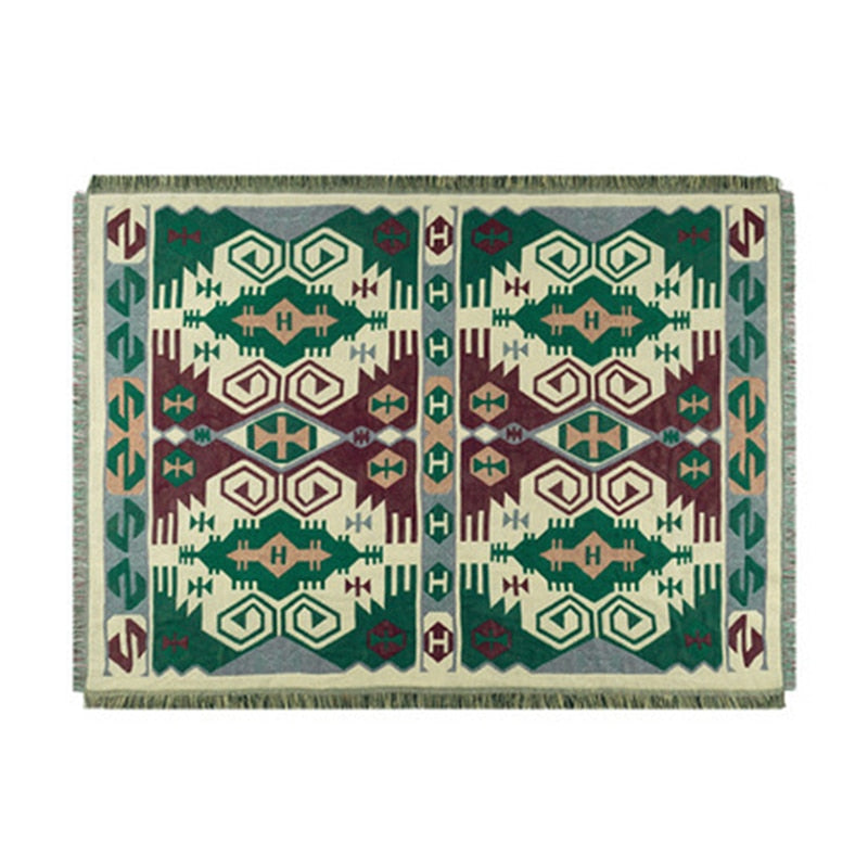 Boho Tribal Throw Blankets Picnic Rugs Bedroom Decor