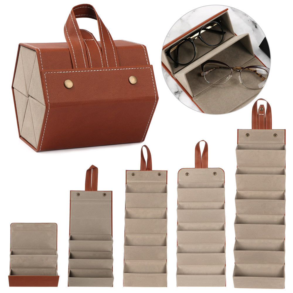 Folding Multi-Slot Sunglasses Organiser Glasses Hanging Display