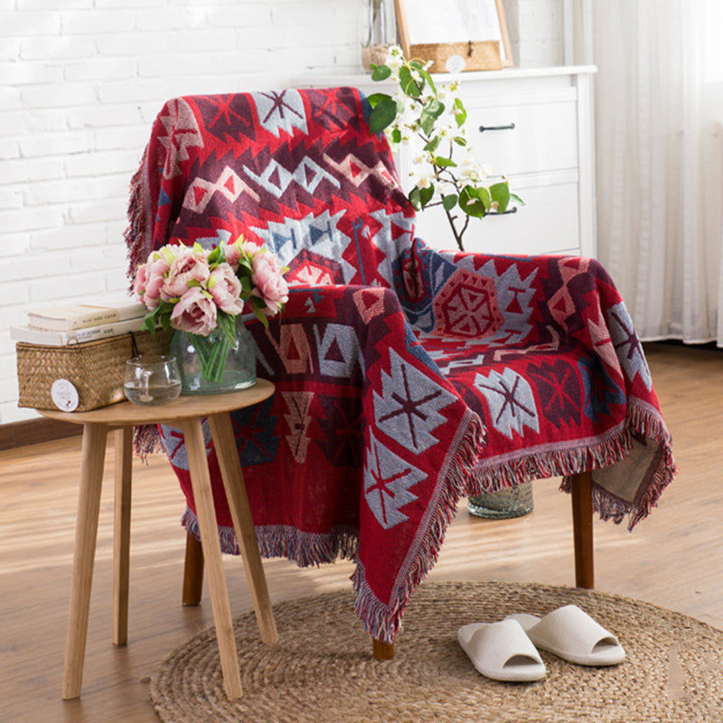 Boho Tribal Throw Blankets Picnic Rugs Bedroom Decor