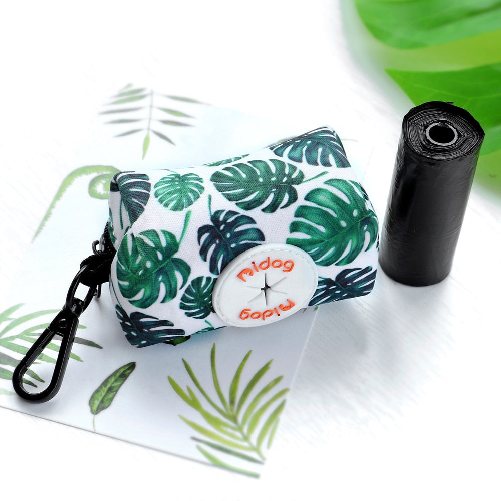Colourful Printed Dog Poop Bag Holder Waste Bags Dispenser