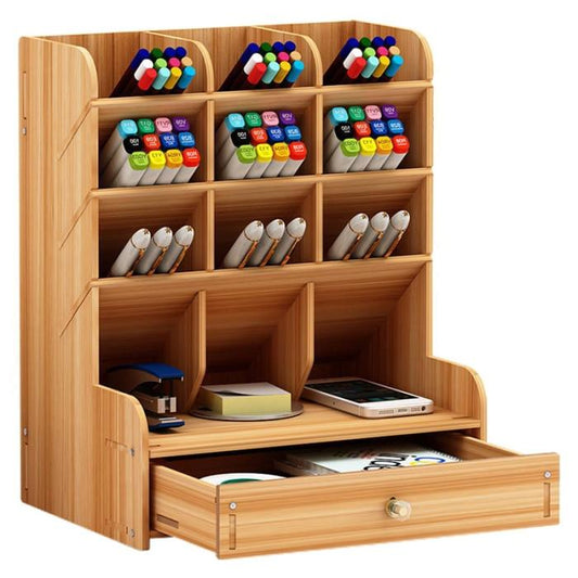 Pen Holder Desktop Stationery Organiser Office Storage
