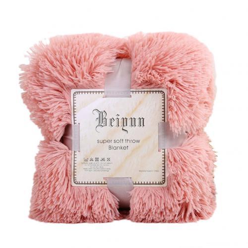 80X120cm Soft Warm Fluffy Shaggy Children's Throw Blanket Snuggle Rug