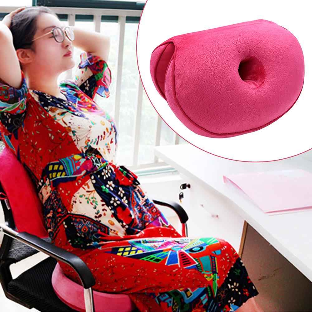 Dual Comfort Memory Foam Orthopedic Posture Correcting Pelvis Hip Lift Sitting Seat Cushion