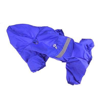 Reflective Dog Raincoat With Hood