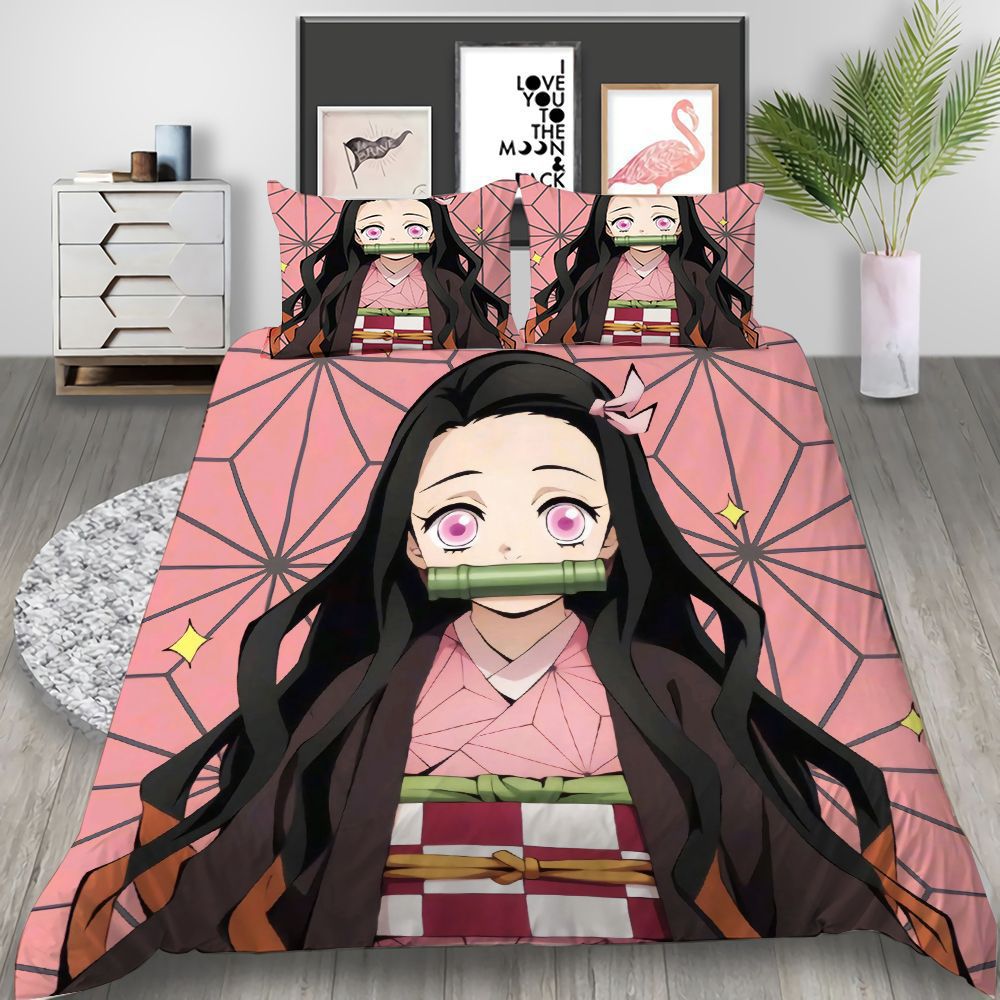 3D Printed Demon Slayer Anime Duvet Quilt Covers