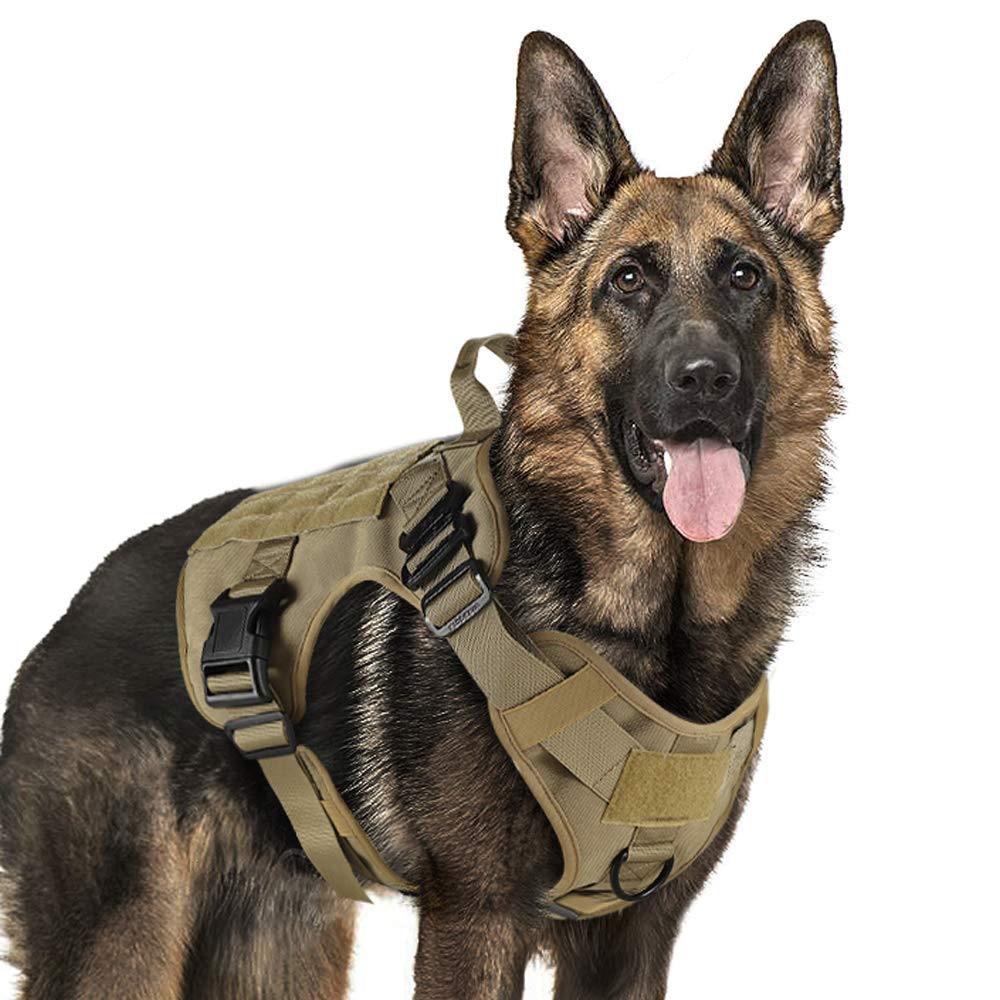 Tactical Dog Harness Vest With Handle Leash