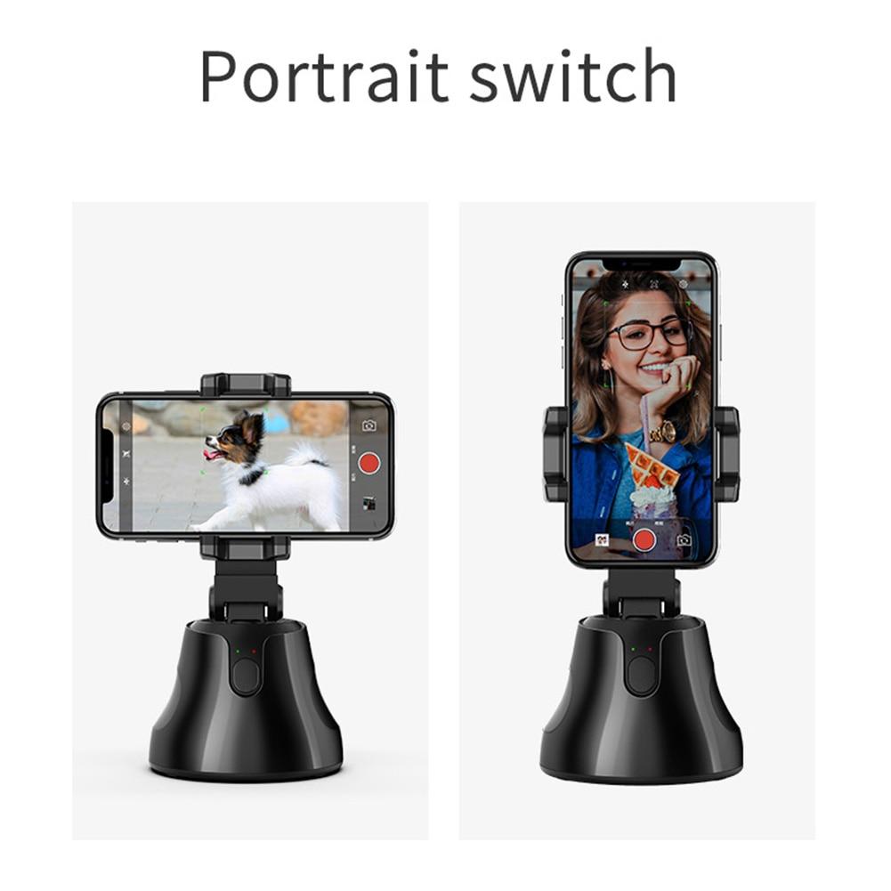 Bluetooth Auto Smart Shooting Selfie Stick Black Phone Holder