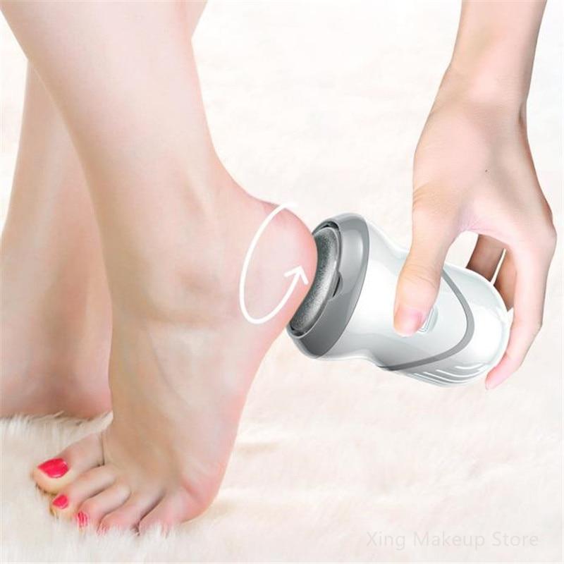 Usb Rechargeable Foot Massager Dry Heel Callus Remover Smoother Sander With Vacuum
