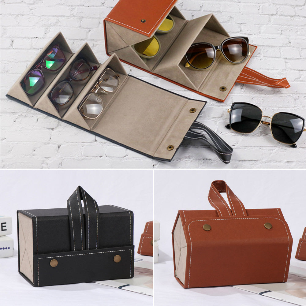 Folding Multi-Slot Sunglasses Organiser Glasses Hanging Display
