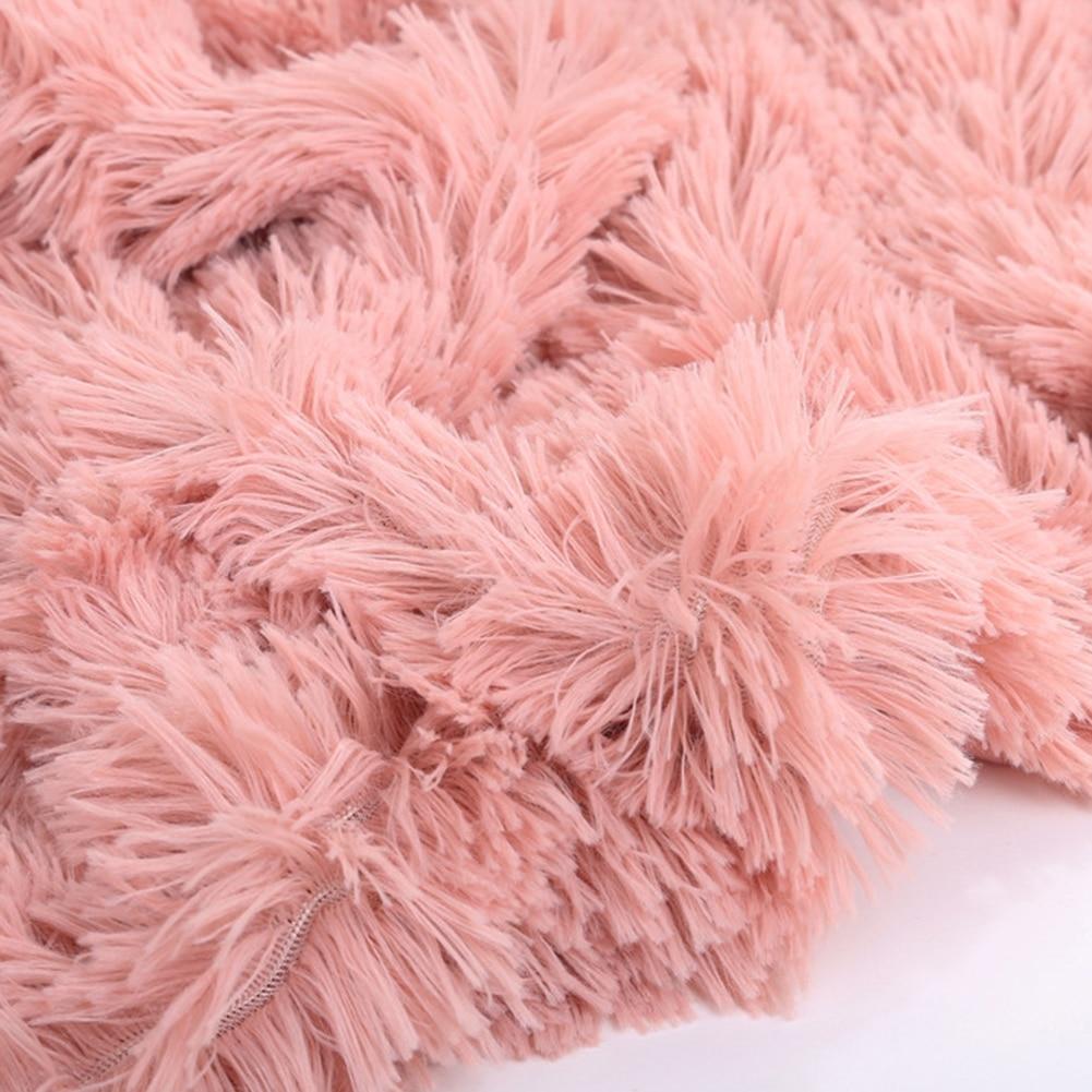 80X120cm Soft Warm Fluffy Shaggy Children's Throw Blanket Snuggle Rug