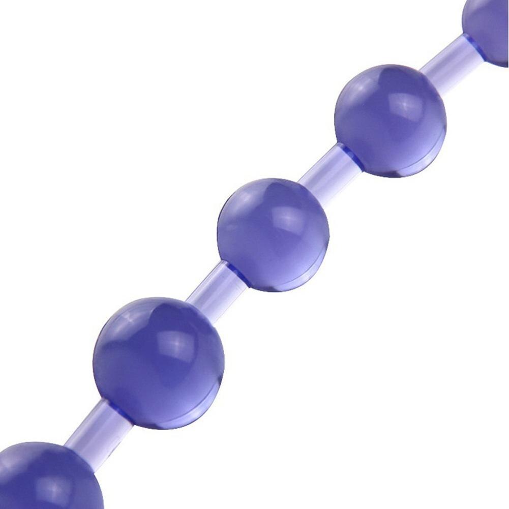 Flexible 31Cm Colourful Anal Beads String Butt Plug