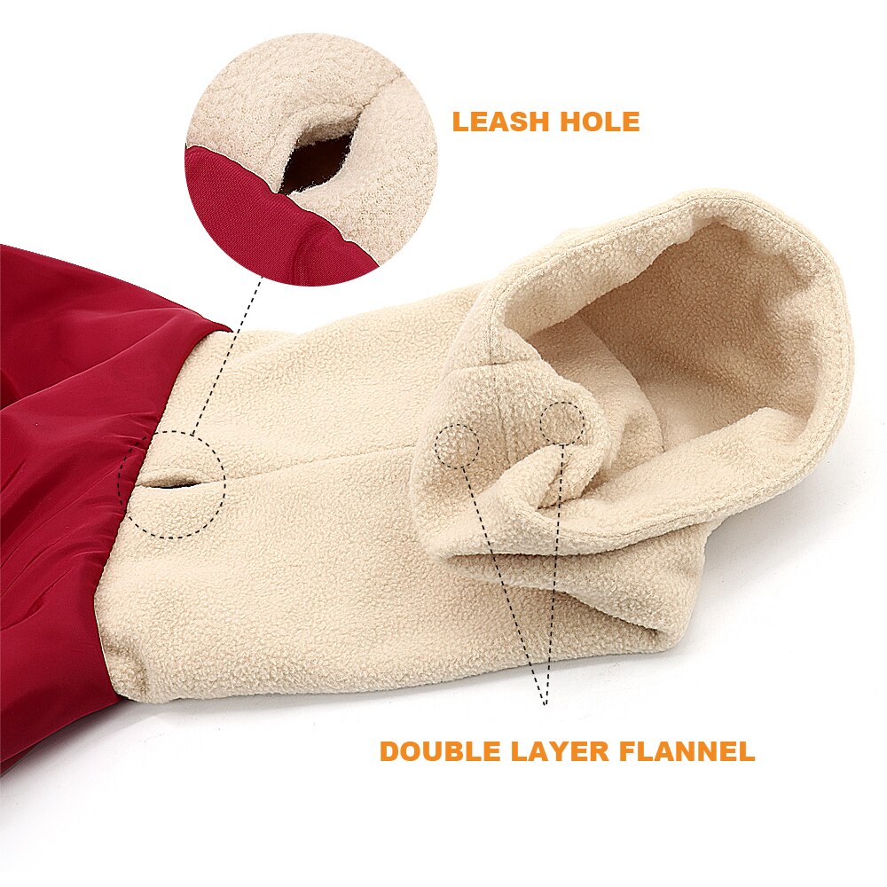Waterproof Warm Winter Dog Jacket Large Breeds