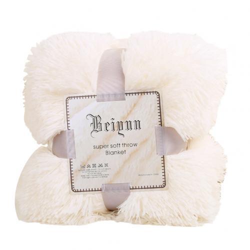 80X120cm Soft Warm Fluffy Shaggy Children's Throw Blanket Snuggle Rug