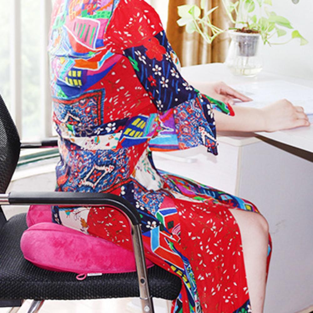 Dual Comfort Memory Foam Orthopedic Posture Correcting Pelvis Hip Lift Sitting Seat Cushion
