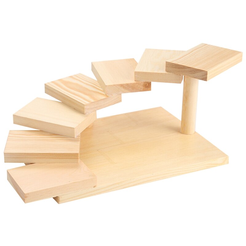 Wooden Step Up Sushi Plate Snack Platter