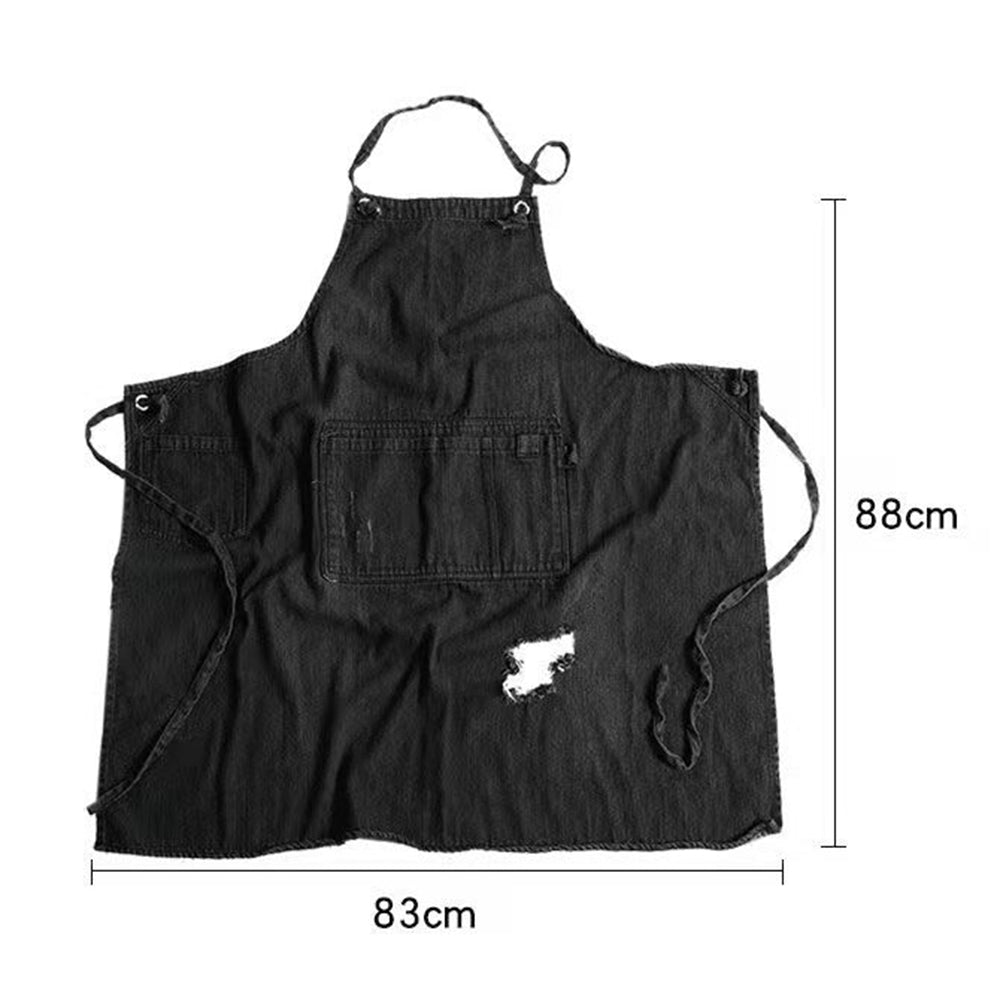 Unisex Multifunctional Cotton Denim Crafting Kitchen Apron