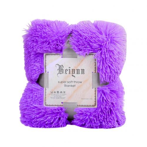 80X120cm Soft Warm Fluffy Shaggy Children's Throw Blanket Snuggle Rug