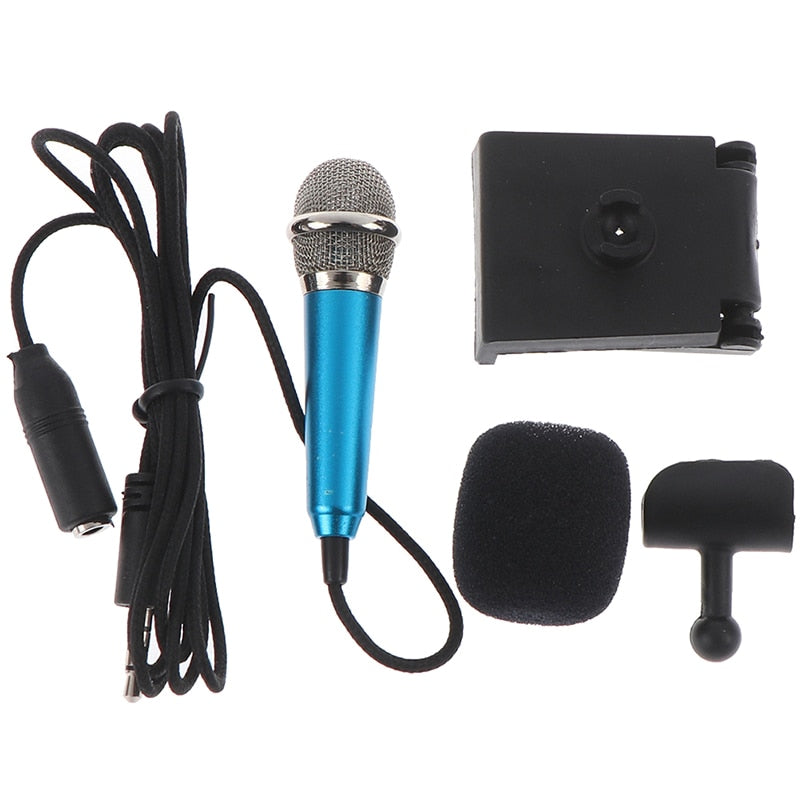 3.5Mm Stereo Studio Karaoke Mini Microphone For Pc Mobile Phone