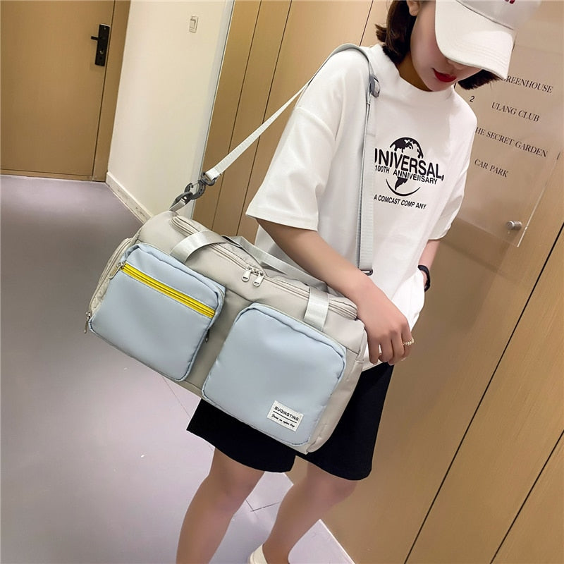 Sports Fitness Gym Bag Shoes Compartment Duffle Bags