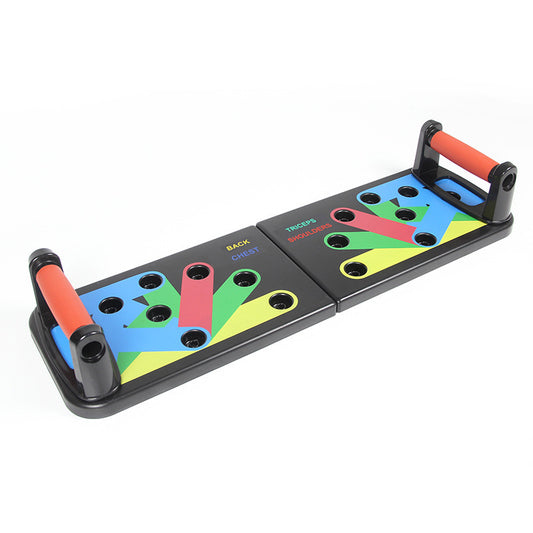 Foldable Push Up Board Fitness Workout Train Gym Exercise Pushup Stands