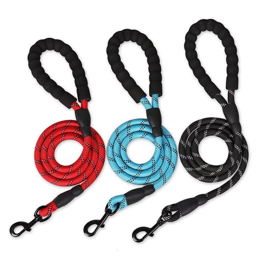 150/200/300Cm Strong Dog Leash Pet Leashes Reflective For Big Small Medium Large Drag Pull Tow Golden Retriever