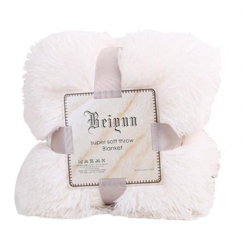 80X120cm Soft Warm Fluffy Shaggy Children's Throw Blanket Snuggle Rug