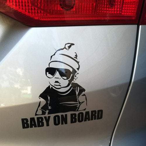 Tinting Baby On Board Vehicle Decal Sticker White