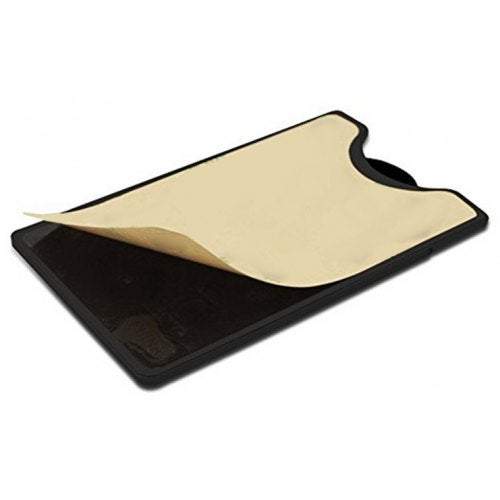 Sticker Stamp Activities Silicone Wallet Mobile Smart Adhesive Sleeve Card Holder For Phone With Stand Black