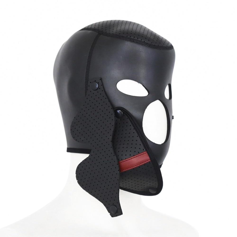 Black Sponge Bondage Set Bdsm Full Body Restraints Sensory Deprivation Hood