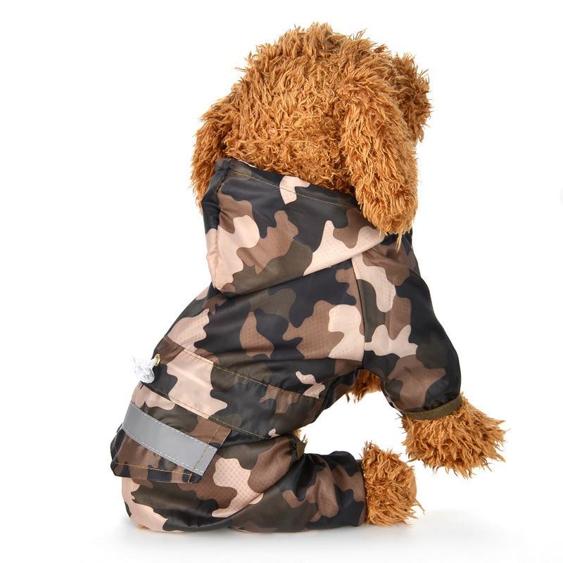 Reflective Dog Raincoat With Hood