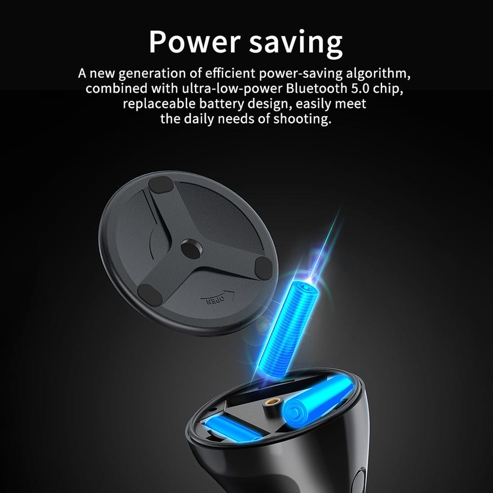 Bluetooth Auto Smart Shooting Selfie Stick Black Phone Holder