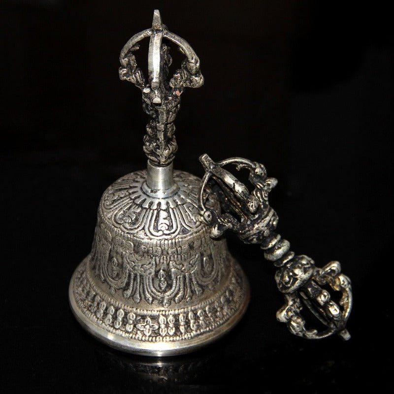 Brass Nepali Bell Home Decor Table Handicrafts Ideal For Puja Prayer