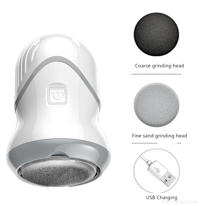 Usb Rechargeable Foot Massager Dry Heel Callus Remover Smoother Sander With Vacuum