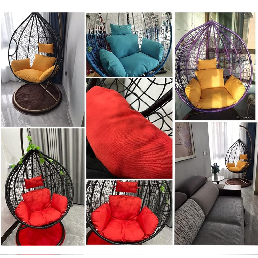 Swing Hammock Hanging Chair Mat Balcony Egg Cushion Seat Pad Pillow