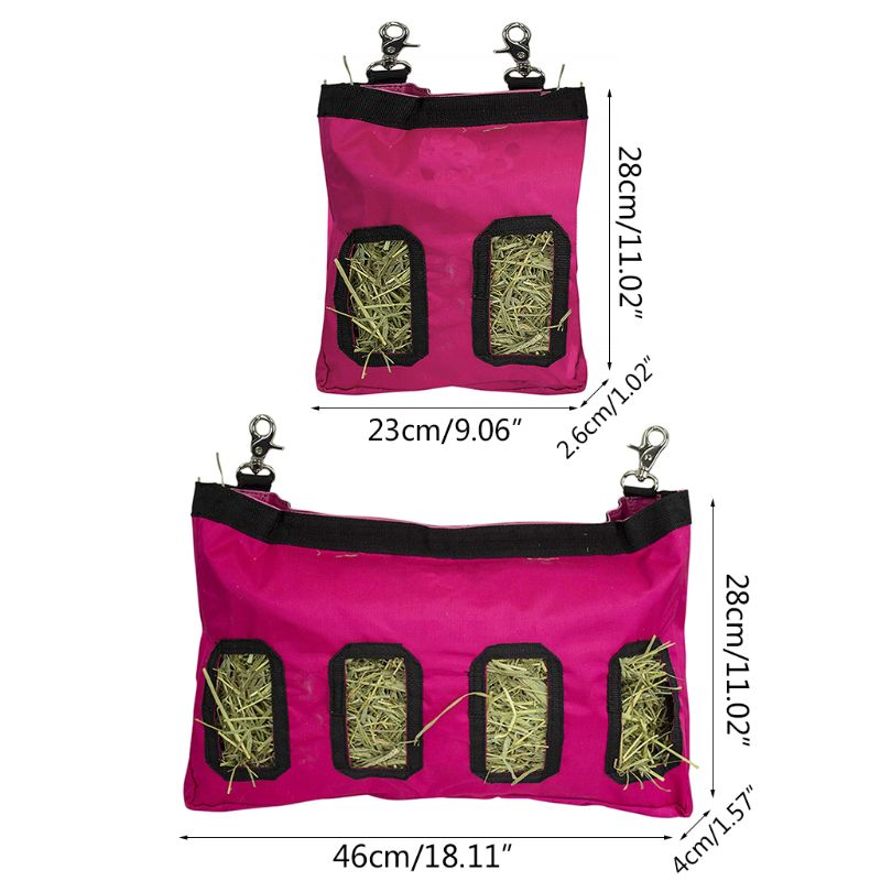 1 Sets of 1 Sets Of Hanging Hay Storage Feeder Bag For Guinea Pigs Rabbits Hamsters