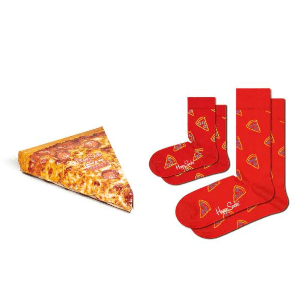 1 Sets of Sunday Afternoons 1 Sets Of Happy Matching Pizza Socks For Little One And Adult Cotton Mini Me