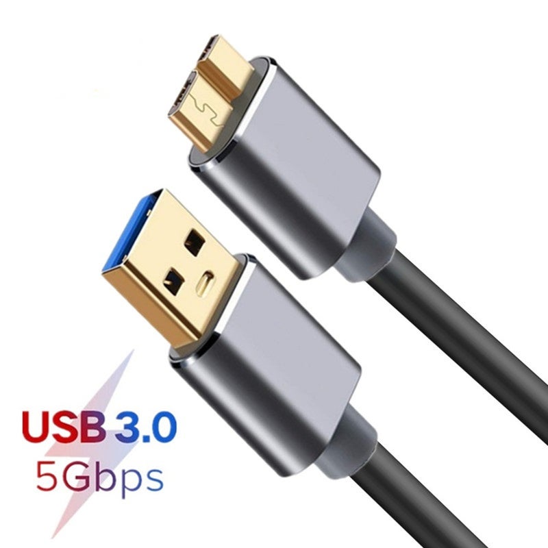 Usb3.0 Type A To Micro B Data Sync Cable Cord For External Hard Drive Disk Hdd