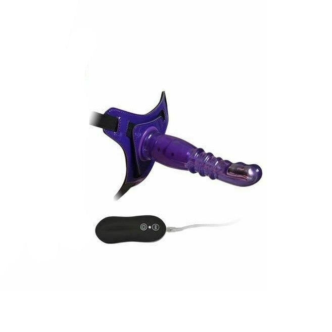 8 Inch Harness G Spot Vibrator Dildo Dong Strapon Belt Pegging Kit