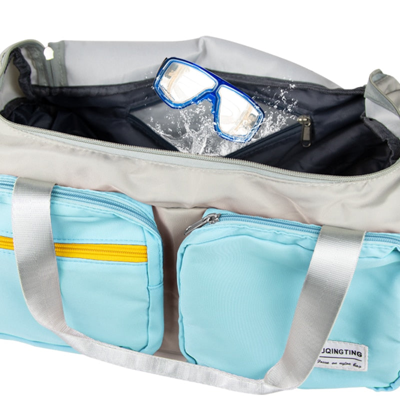Sports Fitness Gym Bag Shoes Compartment Duffle Bags